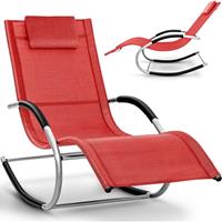 Tillvexchommelstoel Rood-tuin Ligstoel- Relax Ligstoeligstoel Schommeligstoel Camping