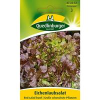 QUEDLINBURGER Eichenlaubsalat, Red Salad Bowl