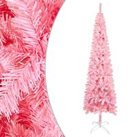vidaxl Kerstboom smal 120 cm roze