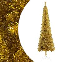 vidaxl Kerstboom smal 180 cm goudkleurig