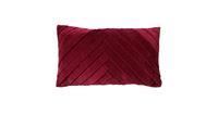 Dutch Decor FEMM - Sierkussen velvet 30x50 cm Merlot - 