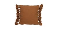 Dutch Decor RUBY - Sierkussen van katoen Tobacco Brown 45x45 cm - 