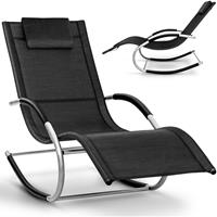 Tillvexchommelstoel zwart-tuin ligstoel- relax ligstoeligstoel schommeligstoel camping