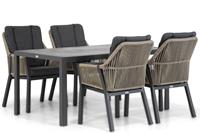 Lifestyle Garden Furniture Lifestyle Verona/Varano 160 cm dining tuinset 5-delig