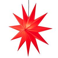 Sterntaler LED ster Jumbo, buiten, 11-punten, Ø 100 cm, rood