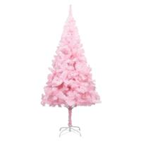 vidaXL Künstlicher Weihnachtsbaum mit Ständer Rosa 180 cm PVC 