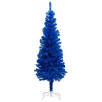 vidaXL Künstlicher Weihnachtsbaum mit Ständer Blau 180 cm PVC 