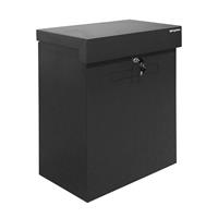 Logixbox Pakketbox  Topbox-XL Plus met brievenbusklep - grijs