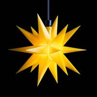 Sterntaler LED ster, buiten, 18-punten Ã 12 cm batterij, geel