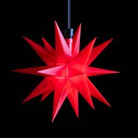Sterntaler LED ster, buiten, 18-punten Ã 12 cm batterij, rood