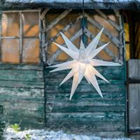 Sterntaler Sneeuwvlokken-ster buiten, 18-punten, bedrukt