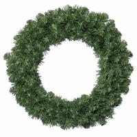 Decoris Groene Kerstkransen/dennenkransen 50 Cm Kerstversiering - Dennenkransen/kerstkransen/deurkransen