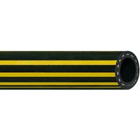 TEGUMA Calorform Gummi / EPDM Wasserschlauch schwarz/gelb (Meterware) 10mm (3/8')