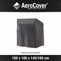 AEROCOVER Atmungsaktive Schutzhülle für Strandkörbe 150x105xH165/145 cm