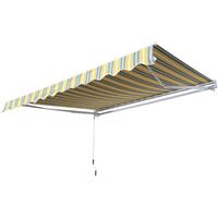 Sunny Luifel handslinger knikarmluifel zonwering balkon aluminium 2,95 x 2,5 m 2 kleuren
