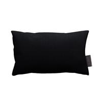 Sierkussen 50x30cm Outdoor Rib Black