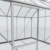 Vitavia Seitenfenster 'V' für Gewächshäuser aluminium eloxiert ESG - 