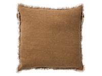 Dutch Decor BURTO - Sierkussen van katoen Tobacco Brown 60x60 cm - Dutch Decor