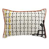 Gan Rugs Cushion Bandas Kussen, D White - 