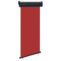VIDAXL Balkon-Seitenmarkise 80x250cm Rot
