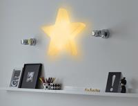 Moree Star LED Wandlamp Voor Buiten Met Accu - L40 X B41 Cm - Wit