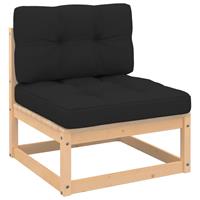 vidaXL 3-tlg. Garten-Lounge-Set mit Kissen Massivholz Kiefer 