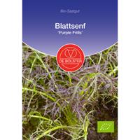 DEBOLSTER Blattsenf Purple Frills | BIO Salatsamen von De Bolster
