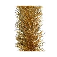 Bellatio 3x Kerstslingers Goud 10 Cm Breed X 270 Cm - Guirlande Folie Lametta - Gouden Kerstboom Versieringen