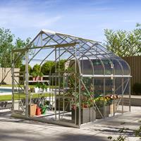 Vitavia Gewächshaus 'Dione 8300' aluminium eloxiert 3 mm ESG - 