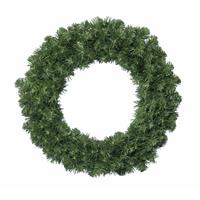 Decoris Kerstkrans/dennenkrans Groen 35 Cm - Kerstkransen