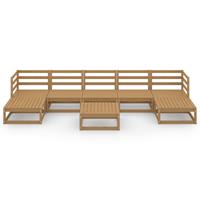 vidaxl 8-tlg. Garten-Lounge-Set Massivholz Kiefer