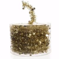 Ambiance Christmas Kerstboom Decoratie Sterren Slinger Goud 700 Cm - Kerstslingers
