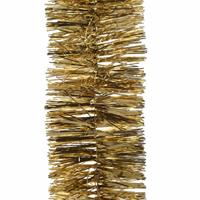 Decoris 1x Kerst Lametta Guirlandes Goud 270 Cm Kerstboom Versiering/decoratie - Kerstslingers