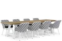 Lifestyle Garden Furniture Lifestyle Crossway/Florence 330 cm dining tuinset 9-delig