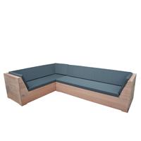 Wood4you oungeset 6 Bankirai 250cm/250cm Incl Kussens