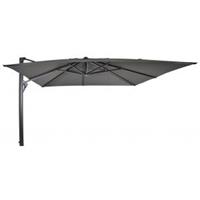 Express Taurus Zweefparasol grijs 400x300 cm rechthoekige parasol