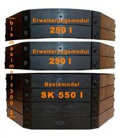 KHW Schnellkomposter »Erweiterung«, BxTxH: 130x130x25 cm, 250 l
