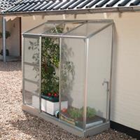 Vitavia Anlehn-Gewächshaus 'Ida 1300' für Balkon und Terrasse aluminium eloxiert 4 mm HKP - 