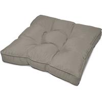 BEAUTISSU Lounge Sitzkissen Outdoor Hellgrau, 10cm, 50cm, 50cm