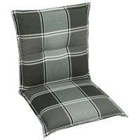 GO-DE Niederlehner-Auflage 110x50x9 cm grau Sitzkissen Sitzpolster Sitzauflage - 