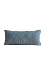 Woud - Herringbone cushion - Petrol blue