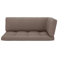 VIDAXL Palettensofa-Auflagen 3 Stk. Taupe