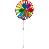 RELAXDAYS Windrad, Blumenstecker reflektierend, Garten & Balkon, HBT: 84,5 x 34,5 x 12 cm, Vogelabwehr, Regenbogen, bunt