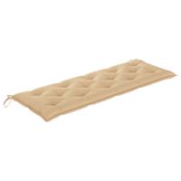 VIDAXL Auflage für Hollywoodschaukel Beige 150 cm Stoff