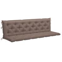 VIDAXL Auflage Für Hollywoodschaukel Taupe 200 Cm Stoff