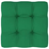 vidaXL Bankkussen pallet 70x70x10 cm groen