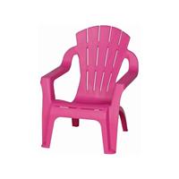 PROGARDEN Kinder-Deckchair Dolomiti pink Kinderstapelsessel Kindergartenstuhl Plastikstuhl Gartenstuhl Stuhl