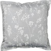 ELBERSDRUCKE Dekokissen "Blomma 07 weiß-grau", (1 St.), Kissen mit Polyesterfüllung im stilvollen Blumenprint, 45x45cm