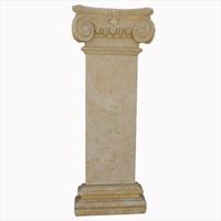 Gartentraum.de Tolles Antikes Pilaster Wandrelief aus Steinguss  - Androklis / Sand