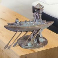 Gartentraum.de Besondere Bootskulptur aus Bronzehandwerk - Sightseeing